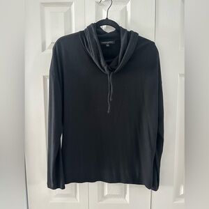 Banana Republic Black Cowl Neck Sweater Soft Knit